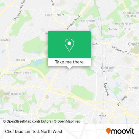 Chef Diao Limited map