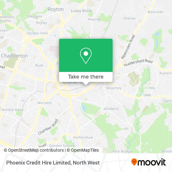 Phoenix Credit Hire Limited map