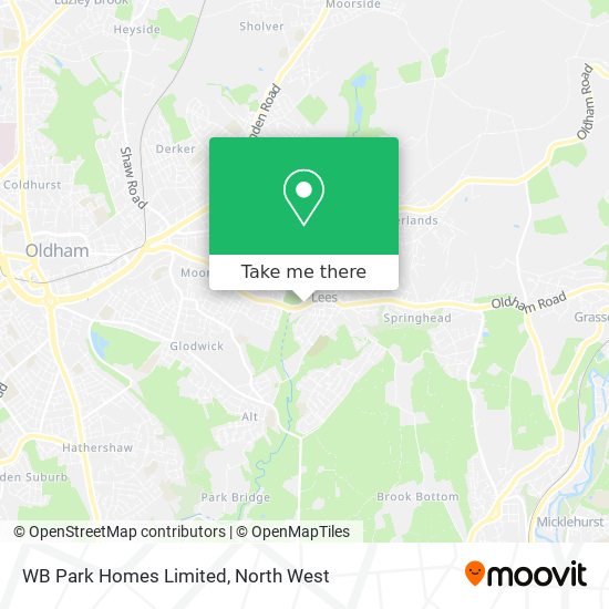 WB Park Homes Limited map