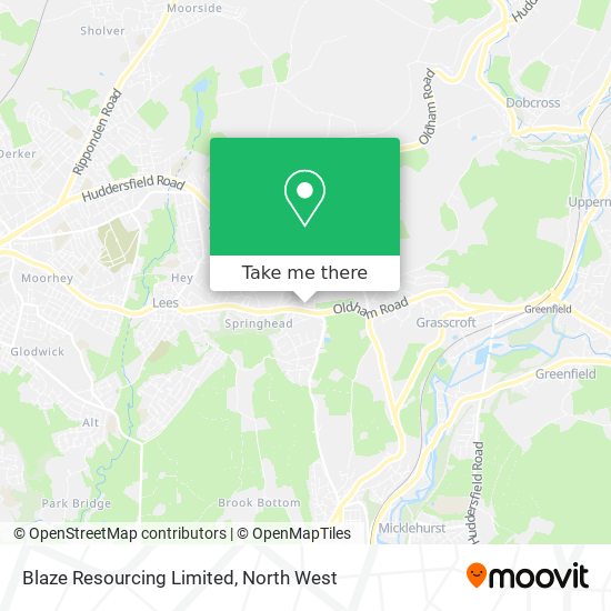 Blaze Resourcing Limited map