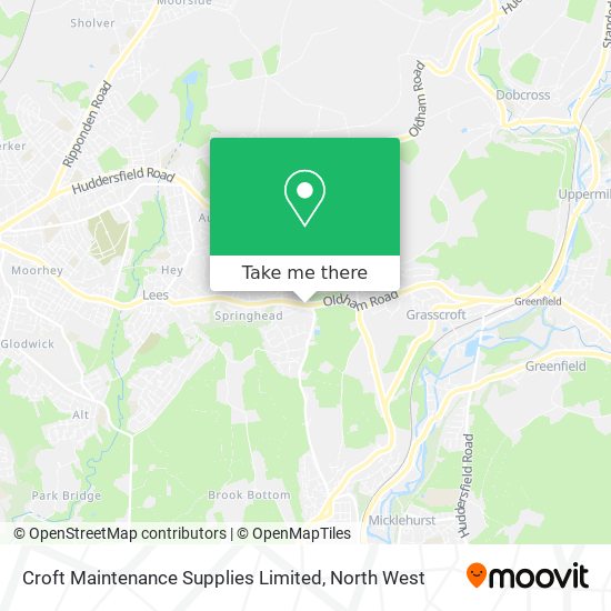 Croft Maintenance Supplies Limited map