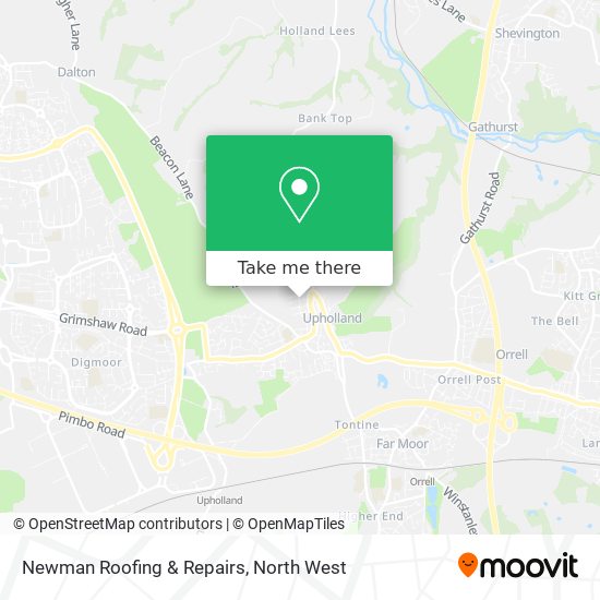 Newman Roofing & Repairs map