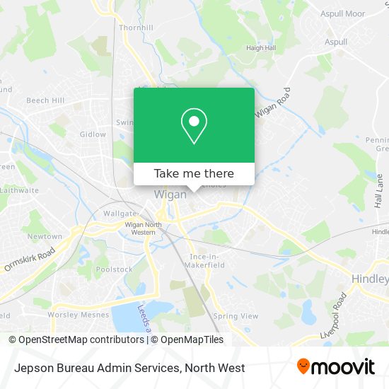 Jepson Bureau Admin Services map