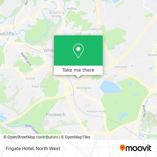 Frigate Hotel map