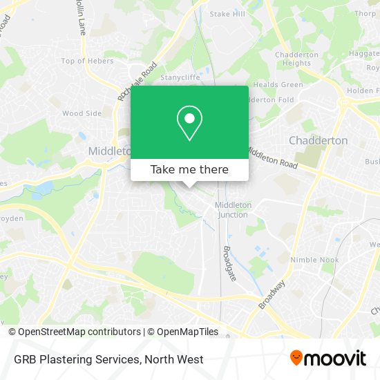 GRB Plastering Services map