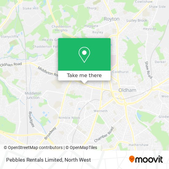 Pebbles Rentals Limited map