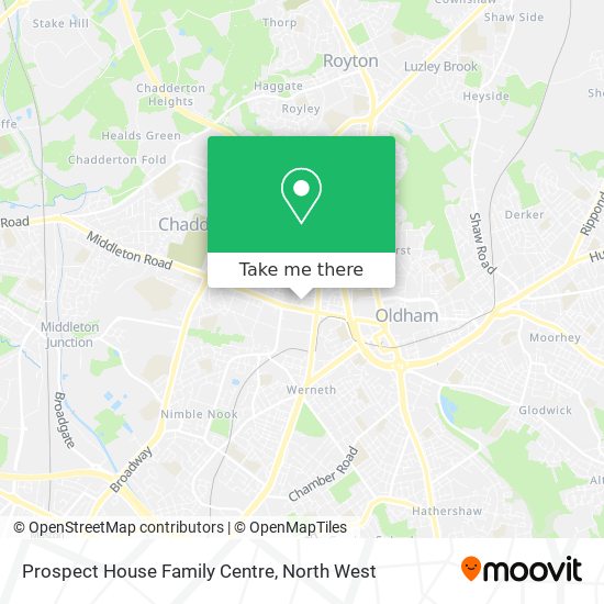 Prospect House Family Centre map