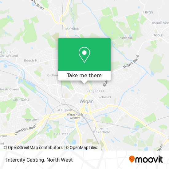 Intercity Casting map