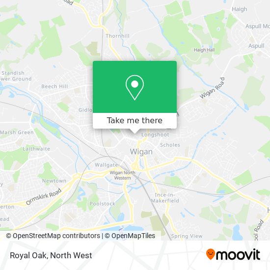 Royal Oak map