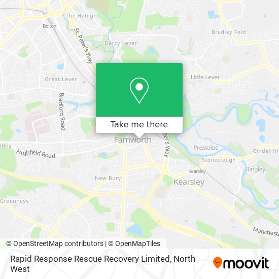 Rapid Response Rescue Recovery Limited map