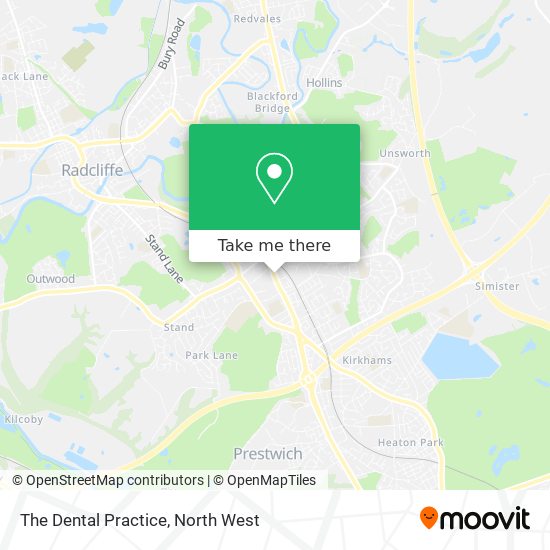The Dental Practice map