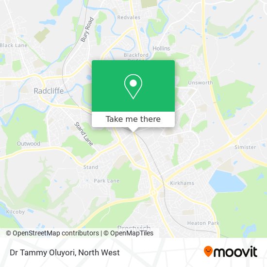 Dr Tammy Oluyori map