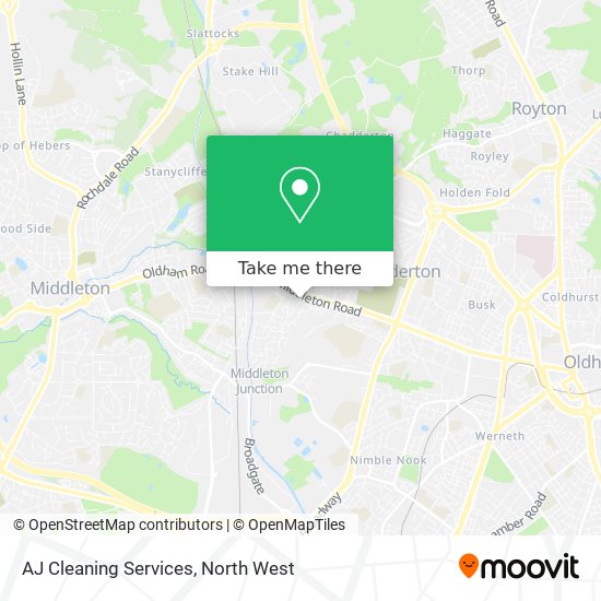 AJ Cleaning Services map