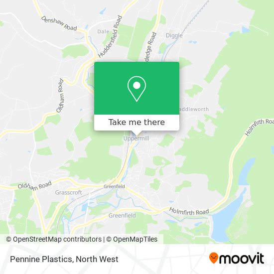 Pennine Plastics map