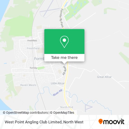 West Point Angling Club Limited map