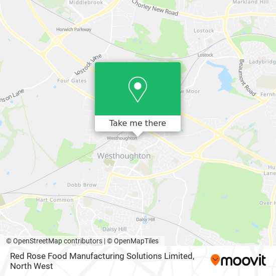Red Rose Food Manufacturing Solutions Limited map