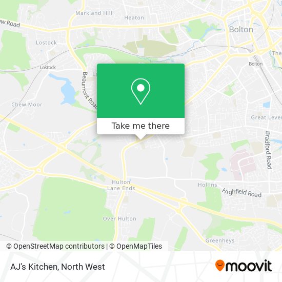 AJ's Kitchen map