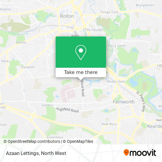 Azaan Lettings map