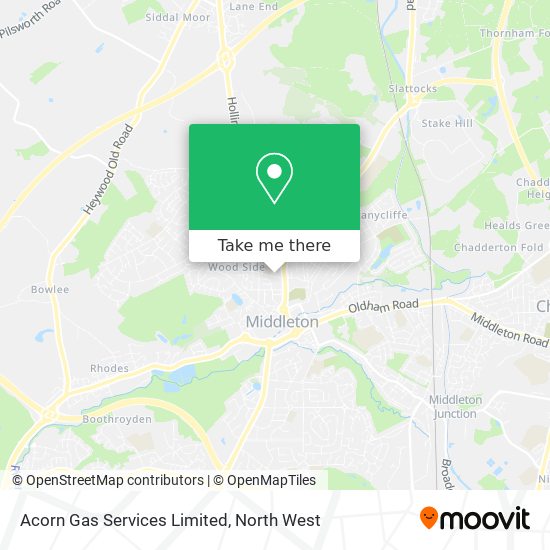 Acorn Gas Services Limited map