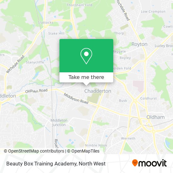 Beauty Box Training Academy map