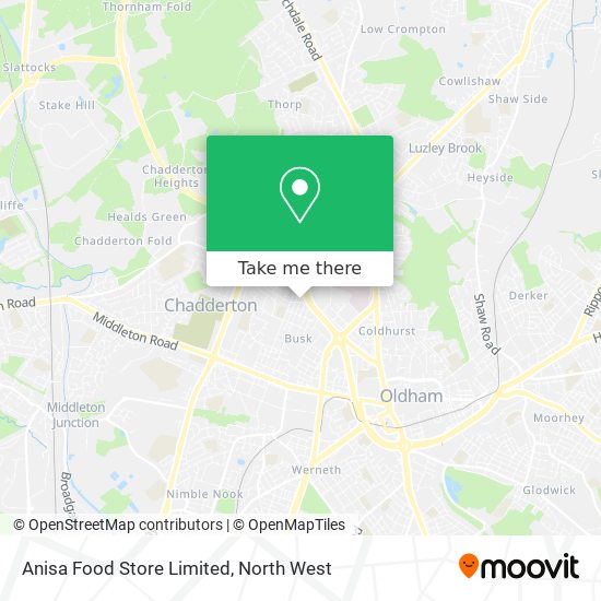 Anisa Food Store Limited map