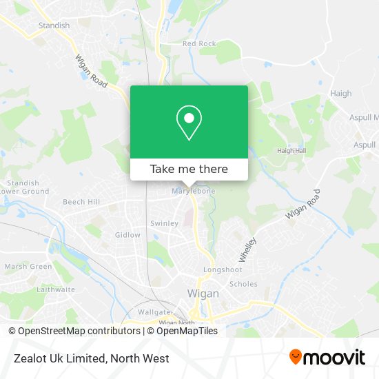 Zealot Uk Limited map