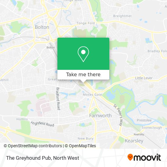 The Greyhound Pub map