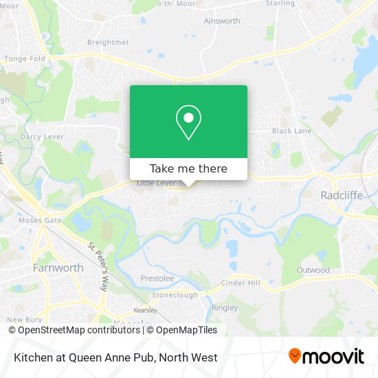 Kitchen at Queen Anne Pub map