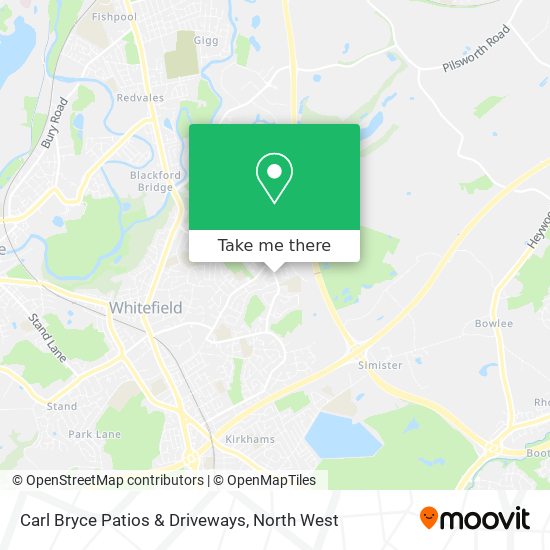 Carl Bryce Patios & Driveways map