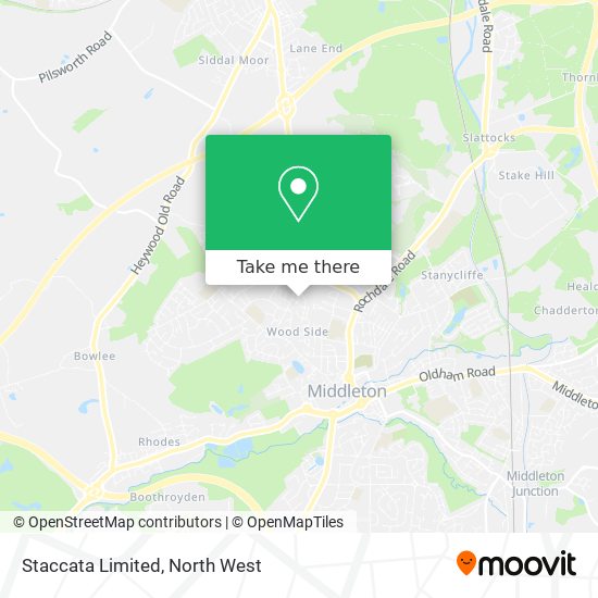 Staccata Limited map