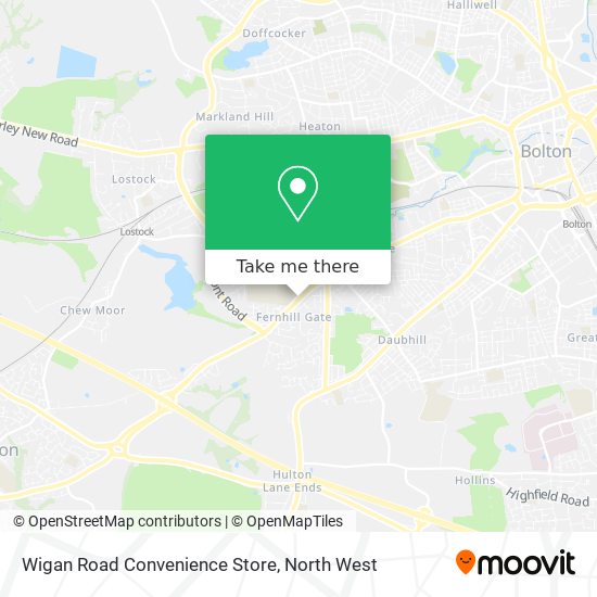 Wigan Road Convenience Store map