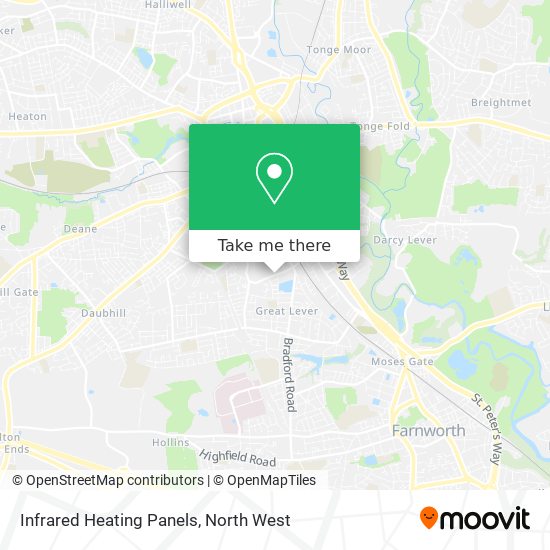 Infrared Heating Panels map
