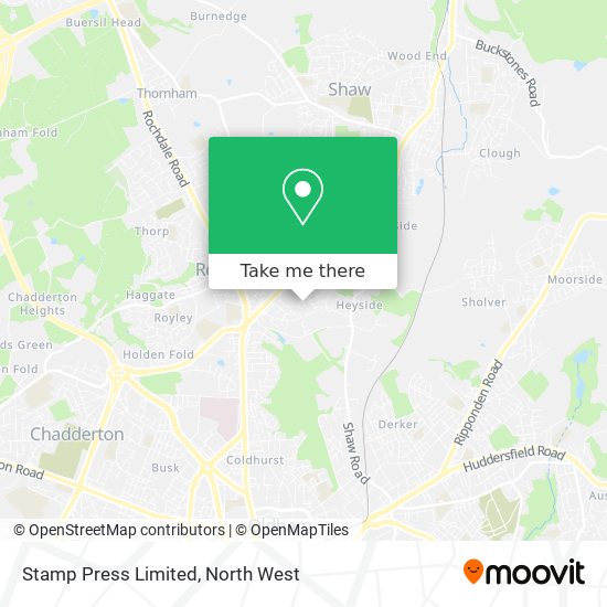 Stamp Press Limited map