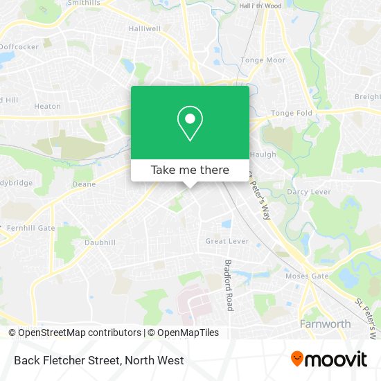 Back Fletcher Street map