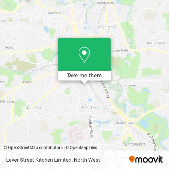 Lever Street Kitchen Limited map
