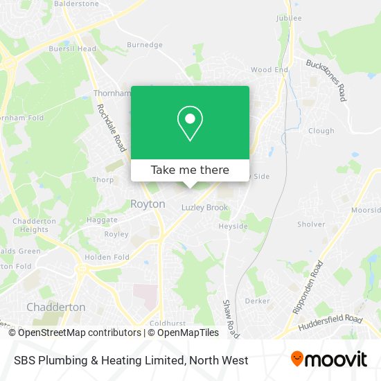 SBS Plumbing & Heating Limited map