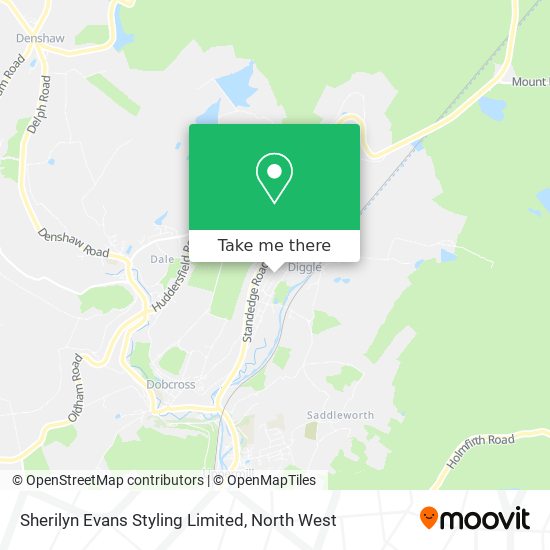 Sherilyn Evans Styling Limited map