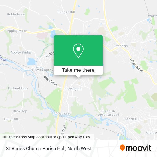 St Annes Church Parish Hall map