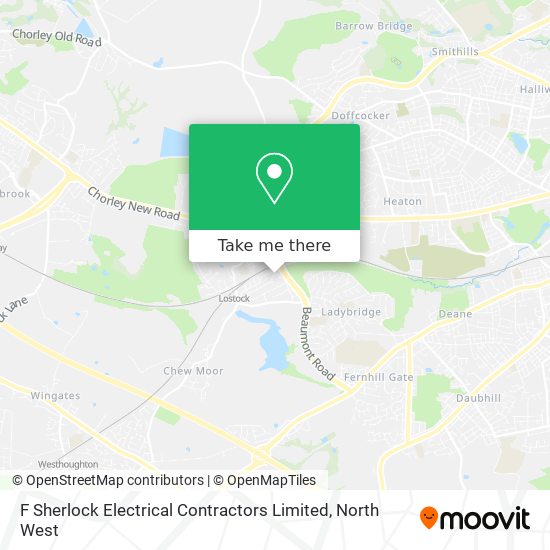 F Sherlock Electrical Contractors Limited map