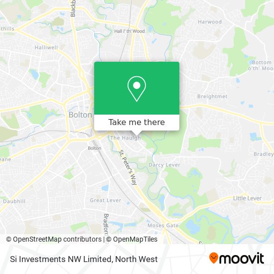 Si Investments NW Limited map