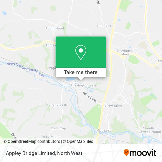 Appley Bridge Limited map