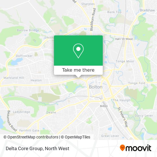 Delta Core Group map