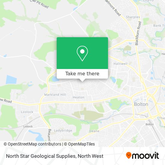 North Star Geological Supplies map