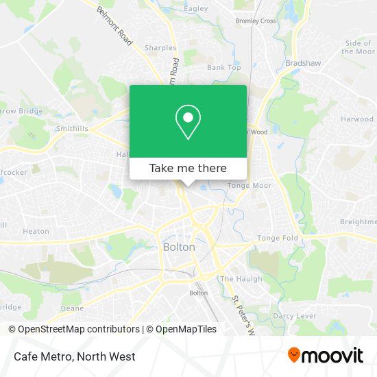 Cafe Metro map