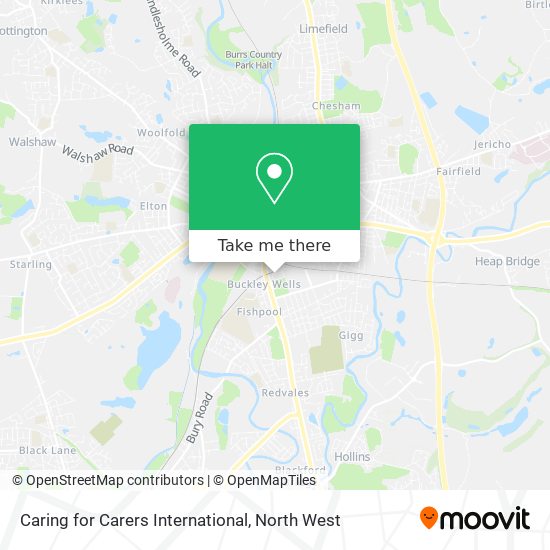 Caring for Carers International map