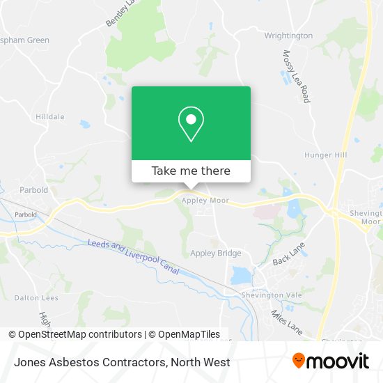Jones Asbestos Contractors map