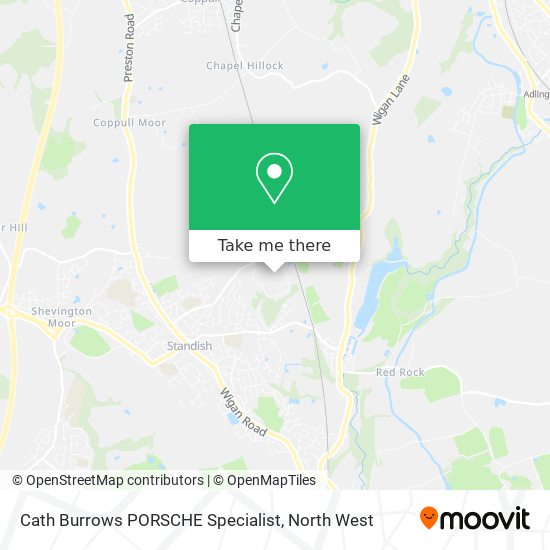 Cath Burrows PORSCHE Specialist map