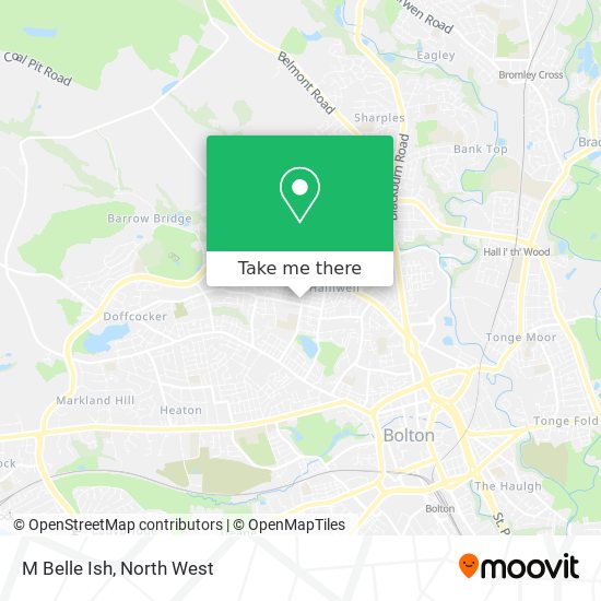 M Belle Ish map