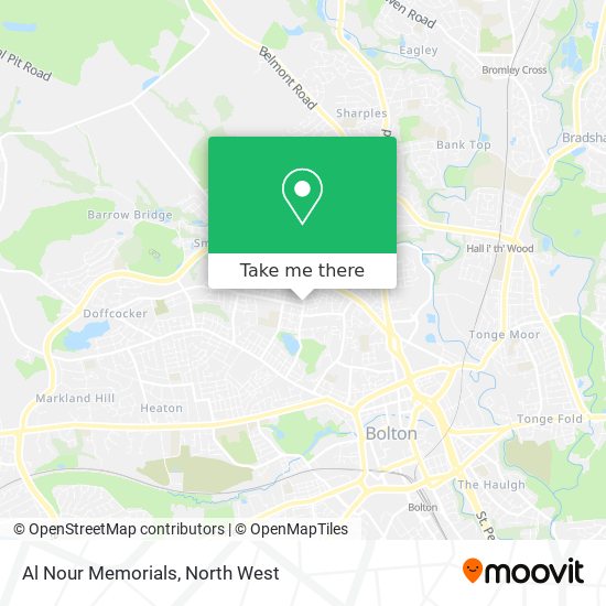 Al Nour Memorials map
