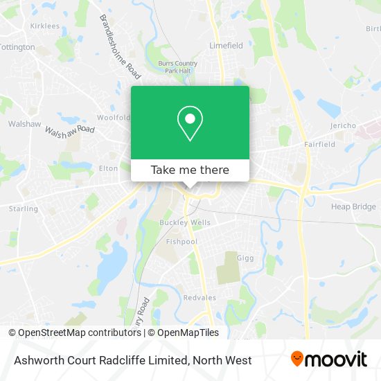 Ashworth Court Radcliffe Limited map